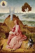 BOSCH, Hieronymus Saint John the Evangelist on Patmos oil painting